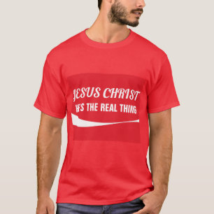 Christliche T-Shirts JESUS CHRIST REAL THEMEN T - 