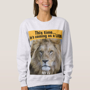 CHRISTLICHE T-SHIRTS, JESUS KOMMT DIESMAL ALS LÖSU SWEATSHIRT