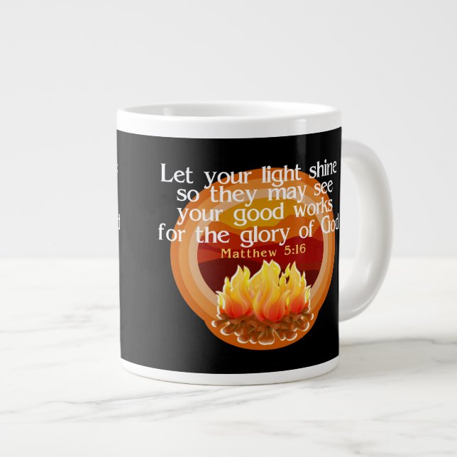 Christliche Tasse für den Lichtschacht gelassen (Vorderseite Rechts)