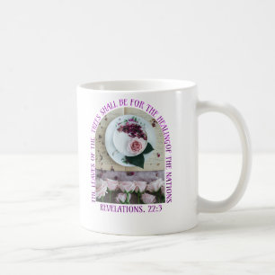Christliche Teetasse mit heilender Schrift