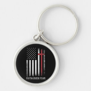 Christliche US-amerikanische Flagge Amerikas - Chr Schlüsselanhänger