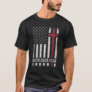 Christliche US-amerikanische Flagge Amerikas - Chr T-Shirt