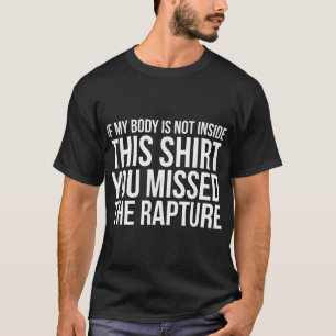 Christliche Vergewaltigung Jesus kommt zurück T-Shirt