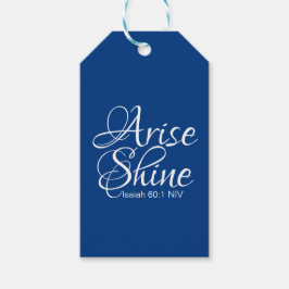 Christliche Verse Blauer Anfall und Shine Geschenkanhänger
