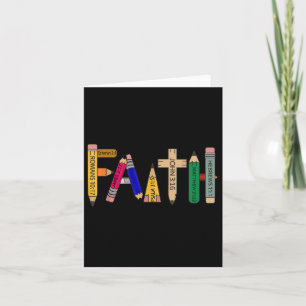 Christliche Verse der Faith Pencil Bible Verse Karte