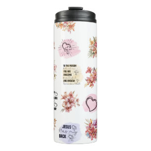 Christliche Verse/Frau der Inspirationsbibel Thermosbecher