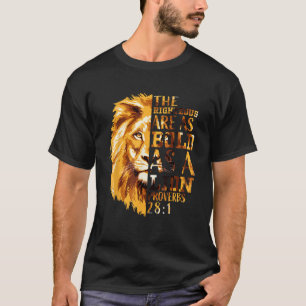 Christliche Verse Geschenke Männer Sprichwörter 28 T-Shirt