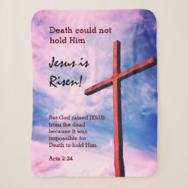 Christliche Verse | JESUS IS RISEN Sherpadecke