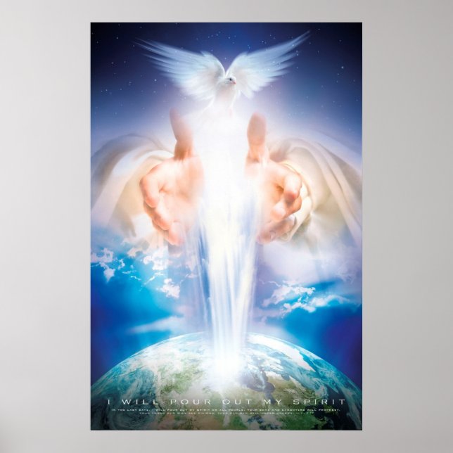 Christliche Wandkunst - HOLY SPIRIT Poster (Vorne)