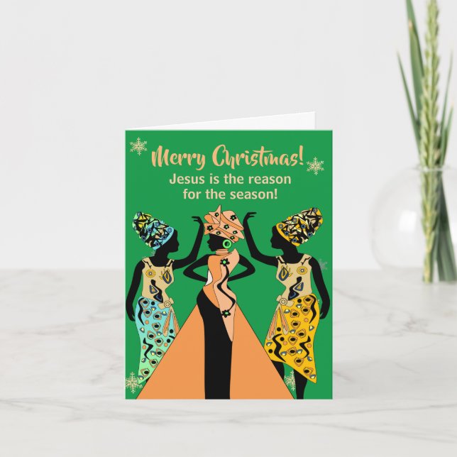 Christliche Weihnachten auf afrikanischer amerikan (Vorderseite)