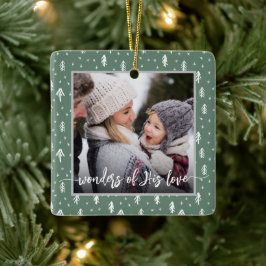Christliche Weihnachten Keramikornament