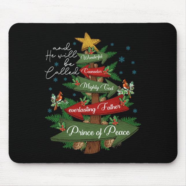 Christliche Weihnachten wird er als wunderbarer Co Mousepad (Vorne)
