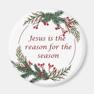 Christliche Weihnachts-Schrift-Sticker-Schrift Magnet