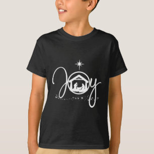 Christliche Weihnachtsfreude Jesus Krippe Der Glau T-Shirt