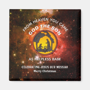 Christliche Weihnachtskrippe Magnet