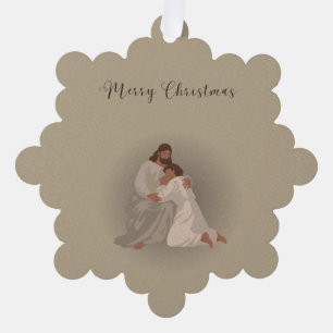 Christliche Weihnachtsservietten Ornament Karte