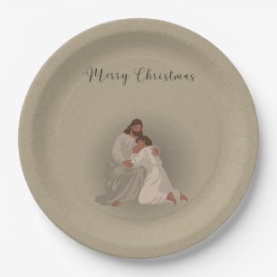 Christliche Weihnachtsservietten Pappteller