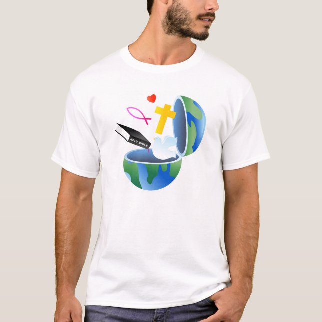 Christliche Welt T-Shirt (Vorderseite)