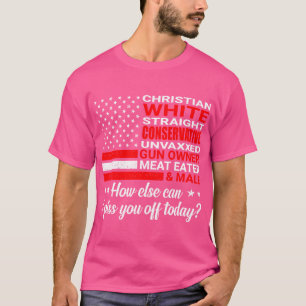 Christliche White Straight Konservative Unvaxxed G T-Shirt