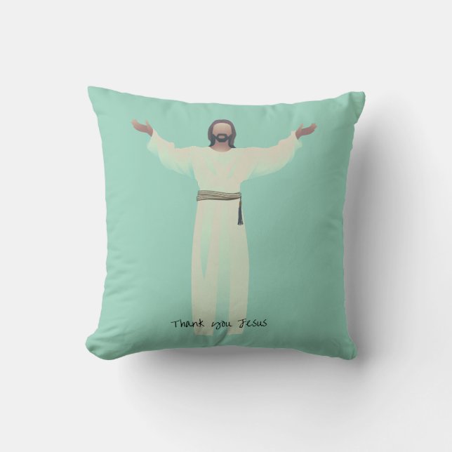 Christliche Wohngestaltung Abschluss Geschenk, wir Kissen (Vorderseite)
