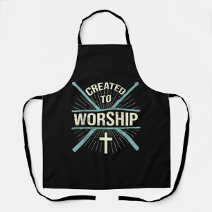 Christliche Worship-Band, die zur Anbetung des Dru Schürze