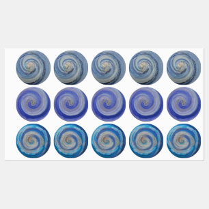 Christliche Worship Sticker Abstrakte Swirl Art