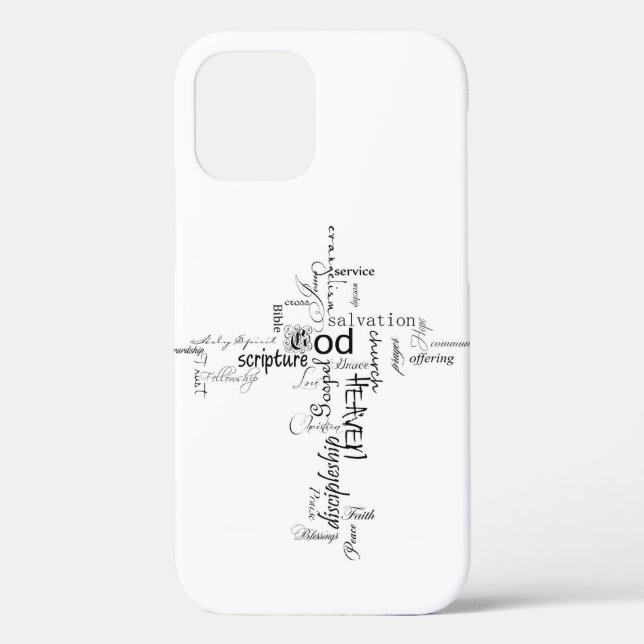 Christliche Worte Case-Mate iPhone Hülle (Rückseite)