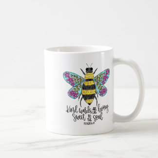 Christliche Worte sind wie Honey Bible Verse Re Kaffeetasse
