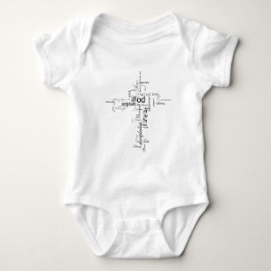 Christliche Wörter Babybodysuit Baby Strampler