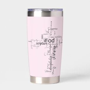 Christliche Wörter personalisiert Thermobecher