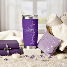 Christliche Wörter personalisiert Thermobecher