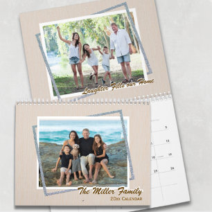 Christliche Zitate Andenken Familienfoto Kalender