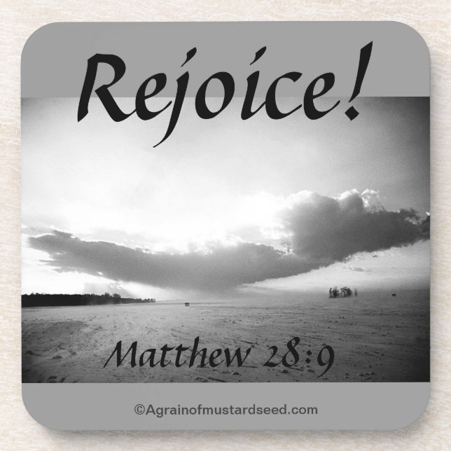 Christliche Zitate Inspiration Getränkeuntersetzer (Vorderseite)