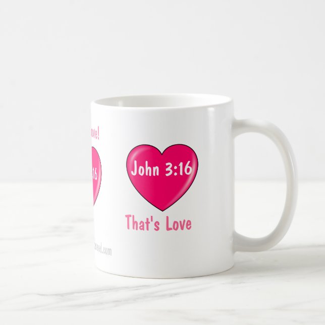 Christliche Zitate Inspiration Kaffeetasse (Rechts)