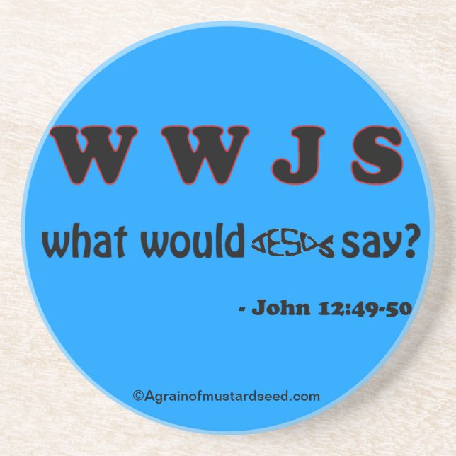 Christliche Zitate Inspiration Untersetzer (Vorne)