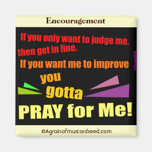 Christliche Zitate Magnet