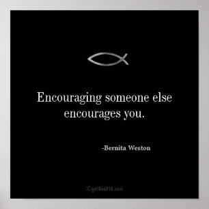 Christliche Zitate Poster