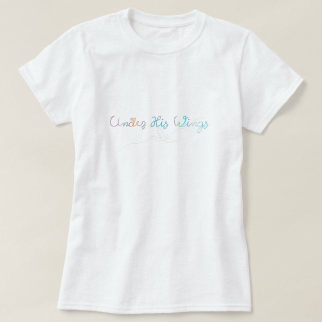 Christliche Zitate von Frauen auf Glaubensbasis Lä T-Shirt (Design vorne)