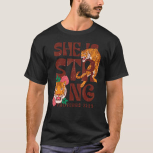 Christlichen Frauen, die sie ist starke Sprichwört T-Shirt