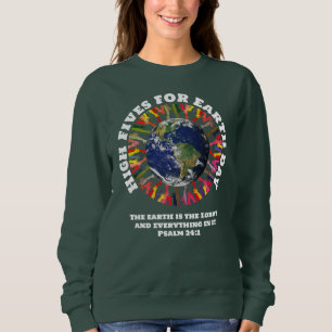 Christlichen HOCHFÜNF FÜR DEN ERDTAG Sweatshirt