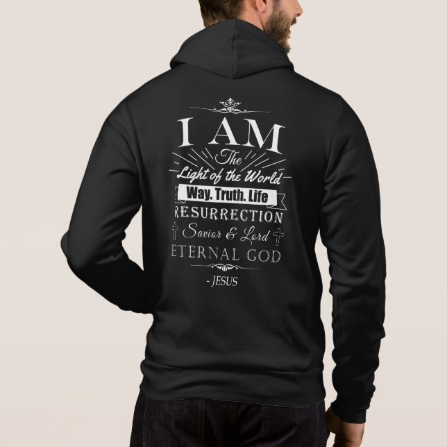 Christlichen Phantastische biblische Behauptungen  Hoodie (Rückseite)