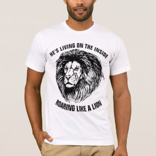 Christlichen T - Shirt, ER LEBT AUF INNENLION T-Shirt