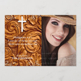 Christlicher Abschluss Foto I kann alles tun Ankündigung