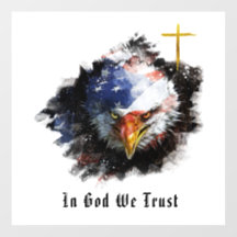 *~* Christlicher Adler Cross Patriot USA Flag AP16