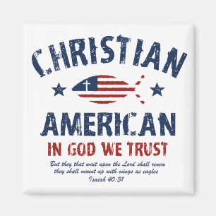 Christlicher Amerikaner Magnet