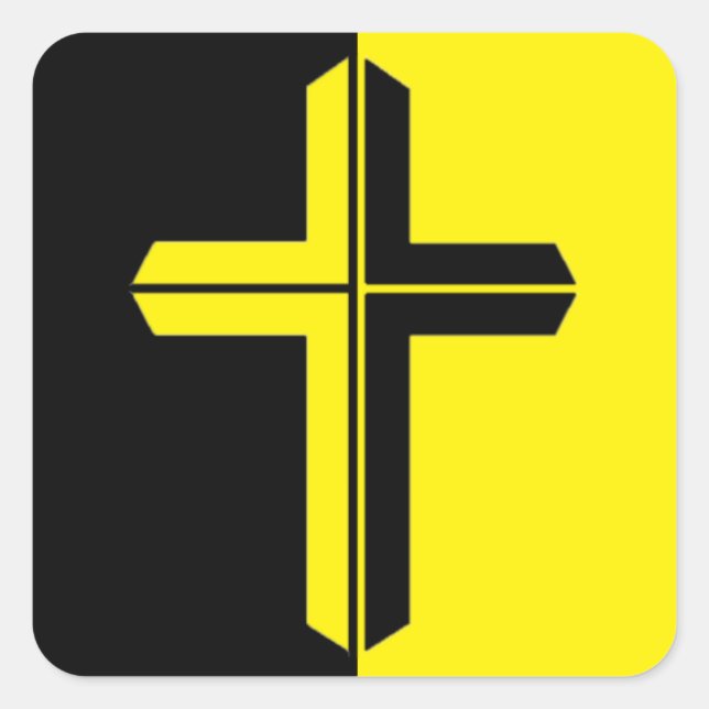 Christlicher Anarcho Kapitalistischer Aufkleber (Vorderseite)