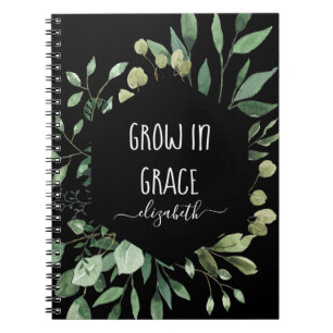 Christlicher Anbau von Grace Watercolor Notizblock