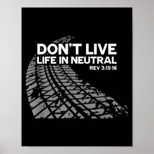 Christlicher Autofanatiker-Pastor - Lebe das Leben Poster