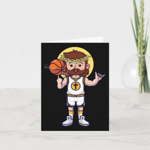 Christlicher Basketball Jesus Christus Basketball  Karte