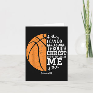 Christlicher Basketball S Men Boys Kinder Religiös Karte